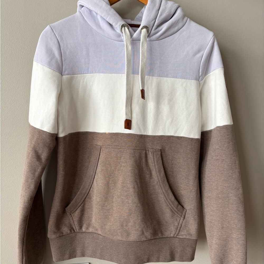 Wanakome Women's Lucia Hoodie Iris Mix Colorway Organic Cotton